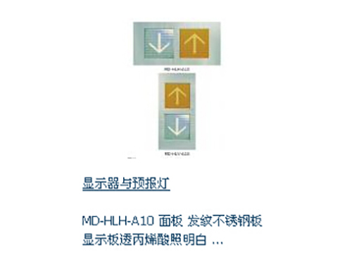 顯示器與預(yù)報燈
